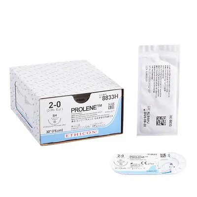 J & J Healthcare Systems - 8833H Prolene™ Suture with Needle