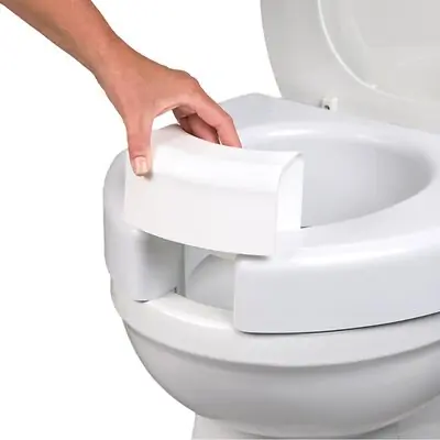 Maddak - 725790002 Maddak Bariatric White Raised Toilet Seat