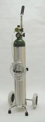 Mada Medical Products - 1630M Oxygen Kit on Cart (Filled) Mada Medical Size E Aluminum