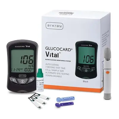 Arkray USA - 761100 Glucocard® Vital™ Blood Glucose Meter Kit