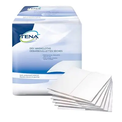 Essity HMS North America Inc - 74500 Tena® Dry Washcloths