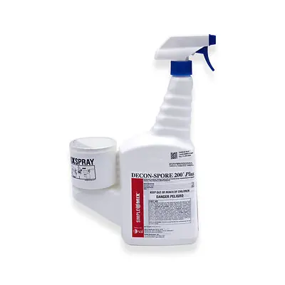 Acute Care Pharmaceuticals - DS200-06-16Z-01 Surface Disinfectant Cleaner DECON-SPORE® 200 Plus Peroxide Based SimpleMix Ready to Mix System Liquid 16 oz. Bottle Scented Sterile