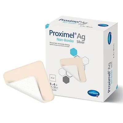 Hartmann - 15713117 Silver Foam Dressing Proximel® Ag Non-Border Square Sterile