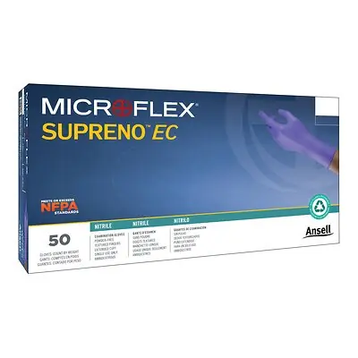 Microflex Medical - SEC-375-XXL Supreno® EC Nitrile Extended Cuff Length Exam Glove