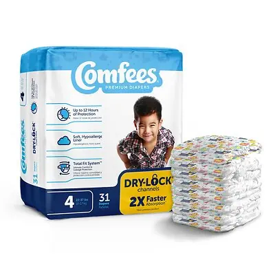 Attends Healthcare Products - CMF-4 Comfees® Premium Diapers