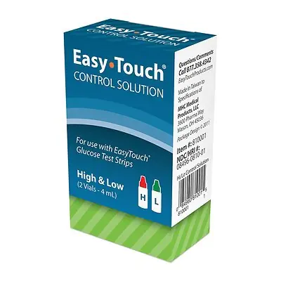 MHC Medical - 810001 Blood Glucose Control Solution 4 mL Level 1