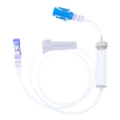 ICU Medical - CL3020 Secondary IV Administration Set ChemoLock® Gravity 1 Port 20 Drops / mL Drip Rate Without Filter 40 Inch Tubing Chemotherapy Medication