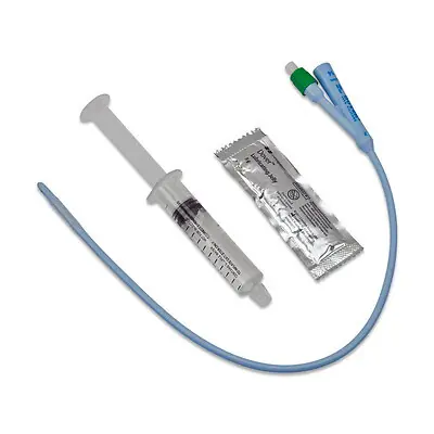 Cardinal 23018C - Foley Catheter Dover™ 2-Way Coude Tip 30 cc Balloon 18 Fr. Silicone - 1/Each, 10/Carton