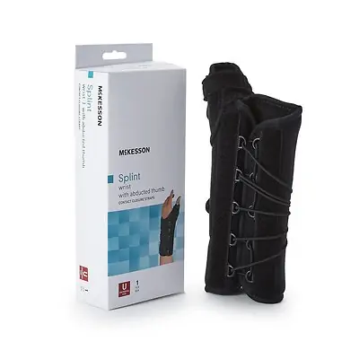 McKesson Brand - 155-81-87480 McKesson Right Wrist Splint with Abducted Thumb