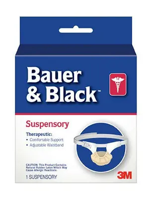 Solventum Corporation - 202430 Athletic Supporter Bauer & Black™ Large White