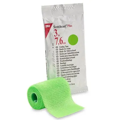 Solventum Corporation - 82003V 3M™ Scotchcast™ Plus Bright Green Cast Tape