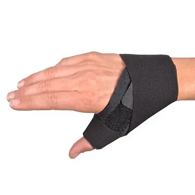 Hely & Weber - 3842-BLK Thumb Splint Santa Barbara One Size Fits Most Circumferential Strap Left or Right Thumb