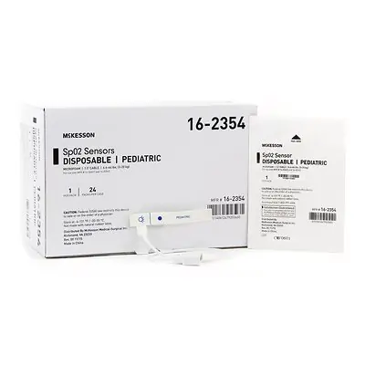 McKesson Brand - 16-2354 McKesson Disposable Pediatric SpO2 Sensor