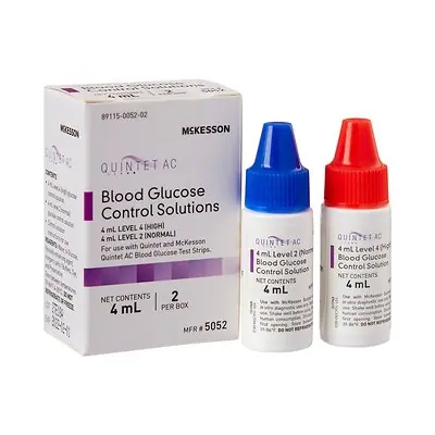 McKesson Brand - 5052 McKesson Quintet AC® Glucose Control Solution