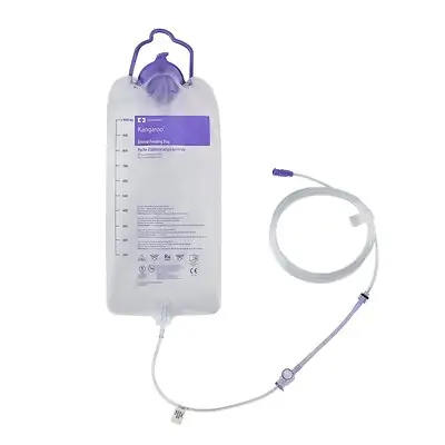 Cardinal - 763656 Enteral Feeding Pump without ENFit® Transitional Adapter Kangaroo™ Joey 1000 mL PVC NonSterile