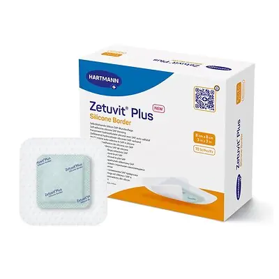 Hartmann - 413900 Zetuvit® Plus Silicone Border Super Absorbent Dressing