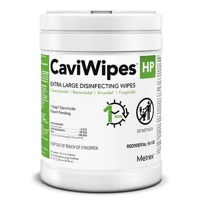 Metrex Research - 16-1150 CaviWipes™ HP Extra Large Disinfecting Wipes