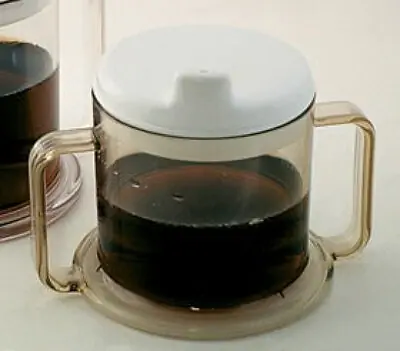 Alimed - 2970011333 Drinking Mug Lid For use with 8600 Transparent Mugs White Plastic Reusable