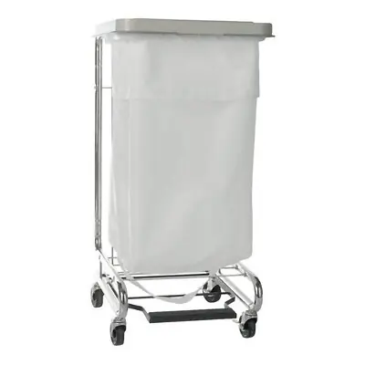 McKesson Brand - 03-159200 Hamper Stand McKesson Infectious Waste Rectangular Opening 30 to 33 gal. Capacity Foot Pedal Self-Closing Lid