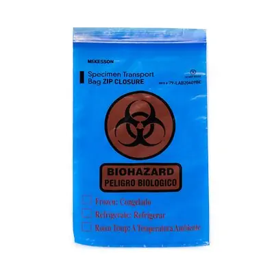 McKesson Brand - 79-LAB20609BE McKesson Specimen Transport Bag
