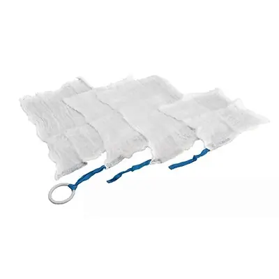 Cardinal - 23250-204 Surgical Laparotomy Sponge Cardinal Health™ X-Ray Detectable Cotton 18 X 18 Inch 5 Count Soft Pack NonSterile