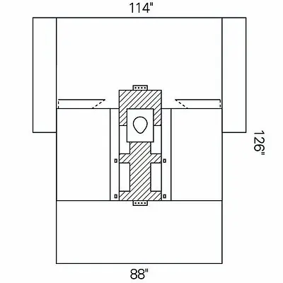 O&M Halyard Inc - 89345 Orthopedic Drape Orthoarts® Hip Drape 114 W X 88 W X 126 L Inch Sterile