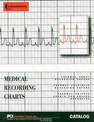 Precision Charts - 9270-0980 Recording Chart Paper Philips Roll Black Grid