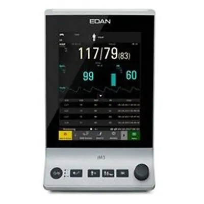EdanUSA & MDPro - IM3_NST.O Vital Signs Monitor Edan® iM3_NST Series Monitoring / Spot check NIBP, SpO2, Temperature AC Power