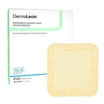 Sion Brands LLC - 00285E DermaLevin® Adhesive with Border Foam Dressing