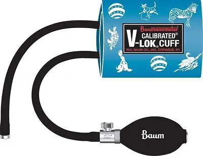 W.A. Baum - 1822D Reusable Blood Pressure Cuff and Bulb Calibrated® V-Lok® 10 to 19 cm Limb Polyester Fabric Cuff Infant Cuff