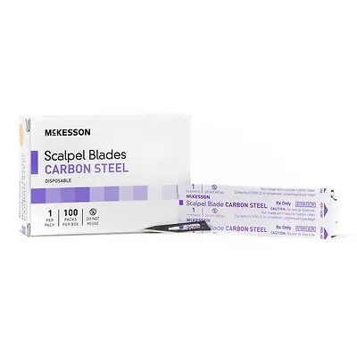 McKesson Brand - 16-63711 McKesson Carbon Steel Surgical Blade