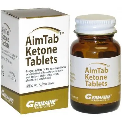 Germaine Laboratories Inc - 13100 General Chemistry Reagent AimTab™ Ketone For detection of Ketones in Urine