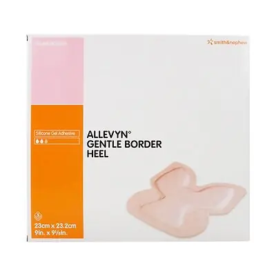 Smith & Nephew - 66800506 Allevyn™ Gentle Border Heel Foam Dressing