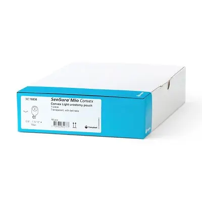 Coloplast - 16836 SenSura® Mio Convex 1-Piece Transparent Urostomy Pouch