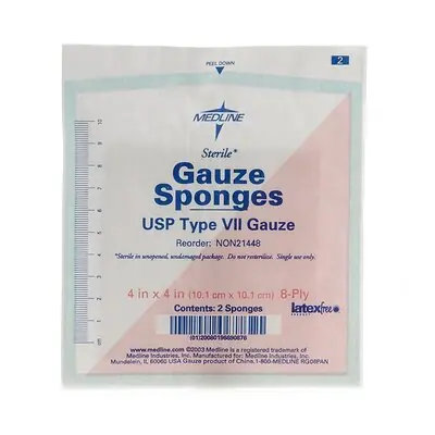 Medline - NON21448 Medline Sterile USP Type VII Gauze Sponge