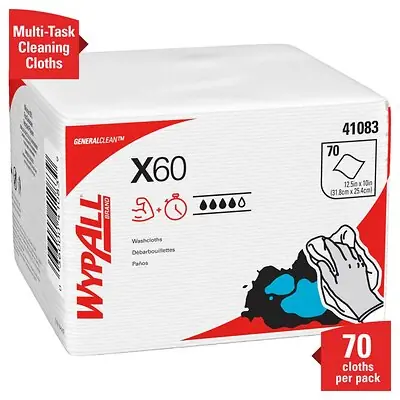 Kimberly Clark - 41083 WypAll® X60 Multipurpose Task Wipe