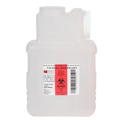 Post Medical - 2201-LPBW-22 Post Medical Multi-purpose Sharps Container