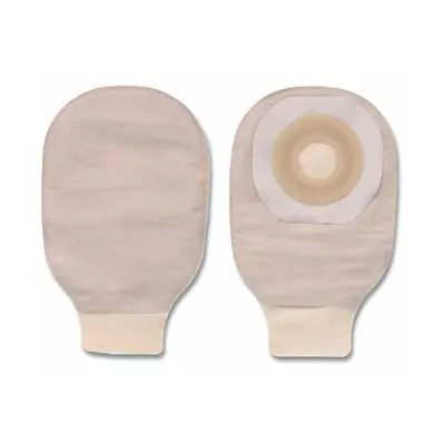 Hollister - 8648 Premier™ Flextend™ One-Piece Beige Colostomy Pouch