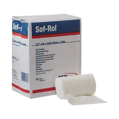 BSN Medical - 9034 Sof-Rol® White Rayon Undercast Cast Padding
