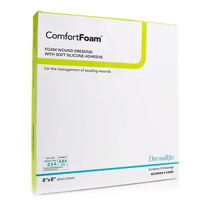 Sion Brands LLC - 44880 ComfortFoam™ Silicone Adhesive without Border Silicone Foam Dressing