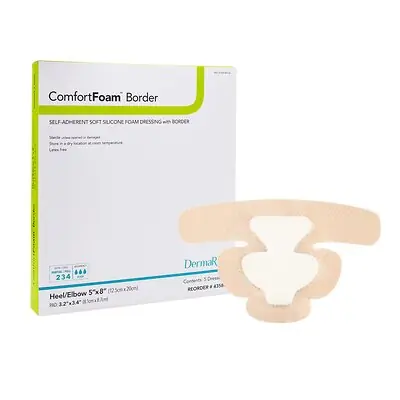 Sion Brands LLC - 43580 ComfortFoam™ Bordered Foam Wound Dressing w/ Soft Silicone Adhesive