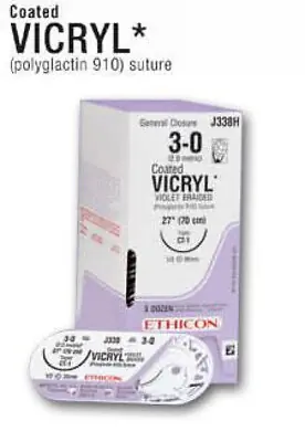J & J Healthcare Systems - J206G Coated Vicryl™ LigaPak™ Suture - Ligating Reel