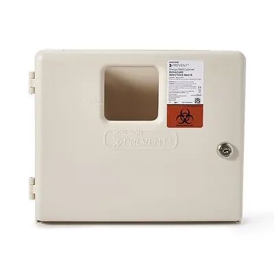McKesson Brand - 2263 McKesson Prevent® Sharps Collector Wall Cabinet
