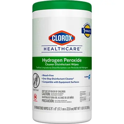 The Clorox Company - 30824 Clorox Healthcare® Hydrogen Peroxide Cleaner Disinfectant Wipes