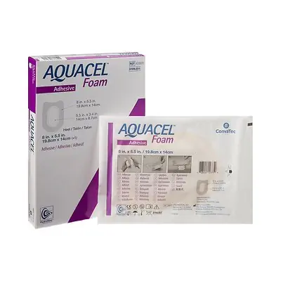 ConvaTec - 420625 Aquacel® Silicone Adhesive with Border Silicone Foam Dressing