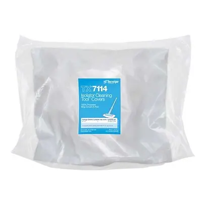 Texwipe - TX7114 Cleanroom Mop Head Cover / Pad Kit Texwipe® Mini AlphaMop™ White Polyester Disposable