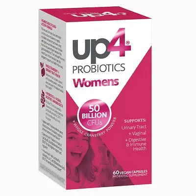i-Health Inc - 725334011347 up4® Probiotics Women's Urinary Tract + Vaginal + Digestive + Immune Support