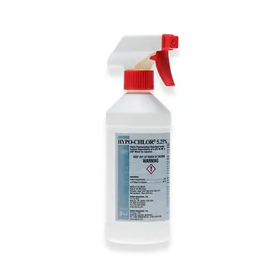 Acute Care Pharmaceuticals - SHC-16Z-5.25 Surface Disinfectant Cleaner HYPO-CHLOR 5.25% Broad Spectrum Trigger Spray Liquid Concentrate 16 oz. Bottle Bleach Scent NonSterile