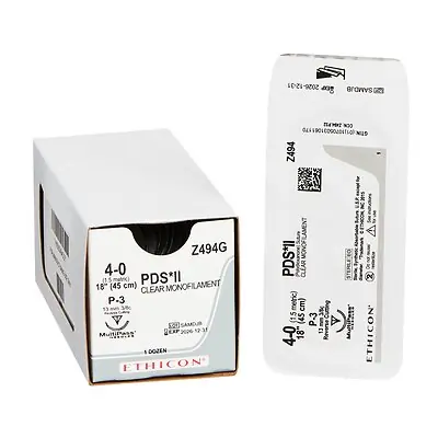 J & J Healthcare Systems - Z494G PDS™ II Suture with Needle