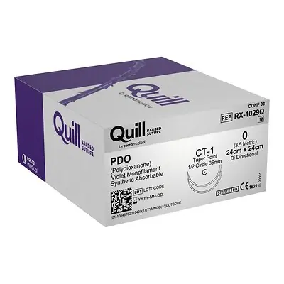 Surgical Specialties - RX-1029Q Quill™ Knotless Tissue-Closure Device Suture with Needle
